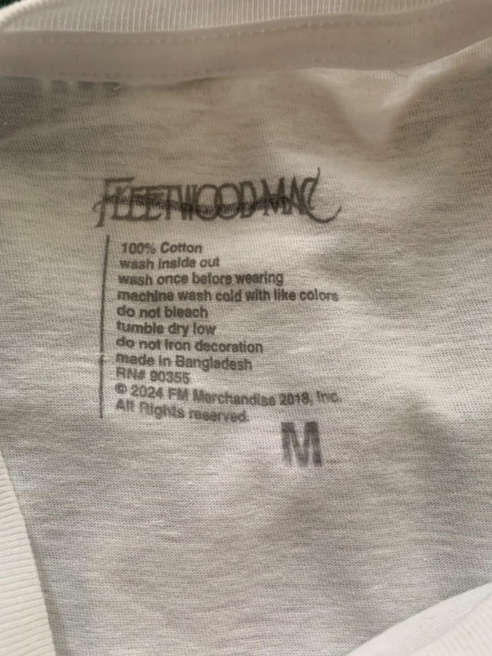 Fleetwood Mac "Rumors" t-shirt. Mens/New - Picture 5 of 6